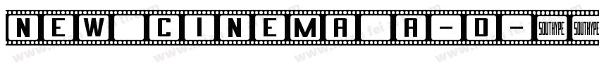 new cinema a-d字体转换